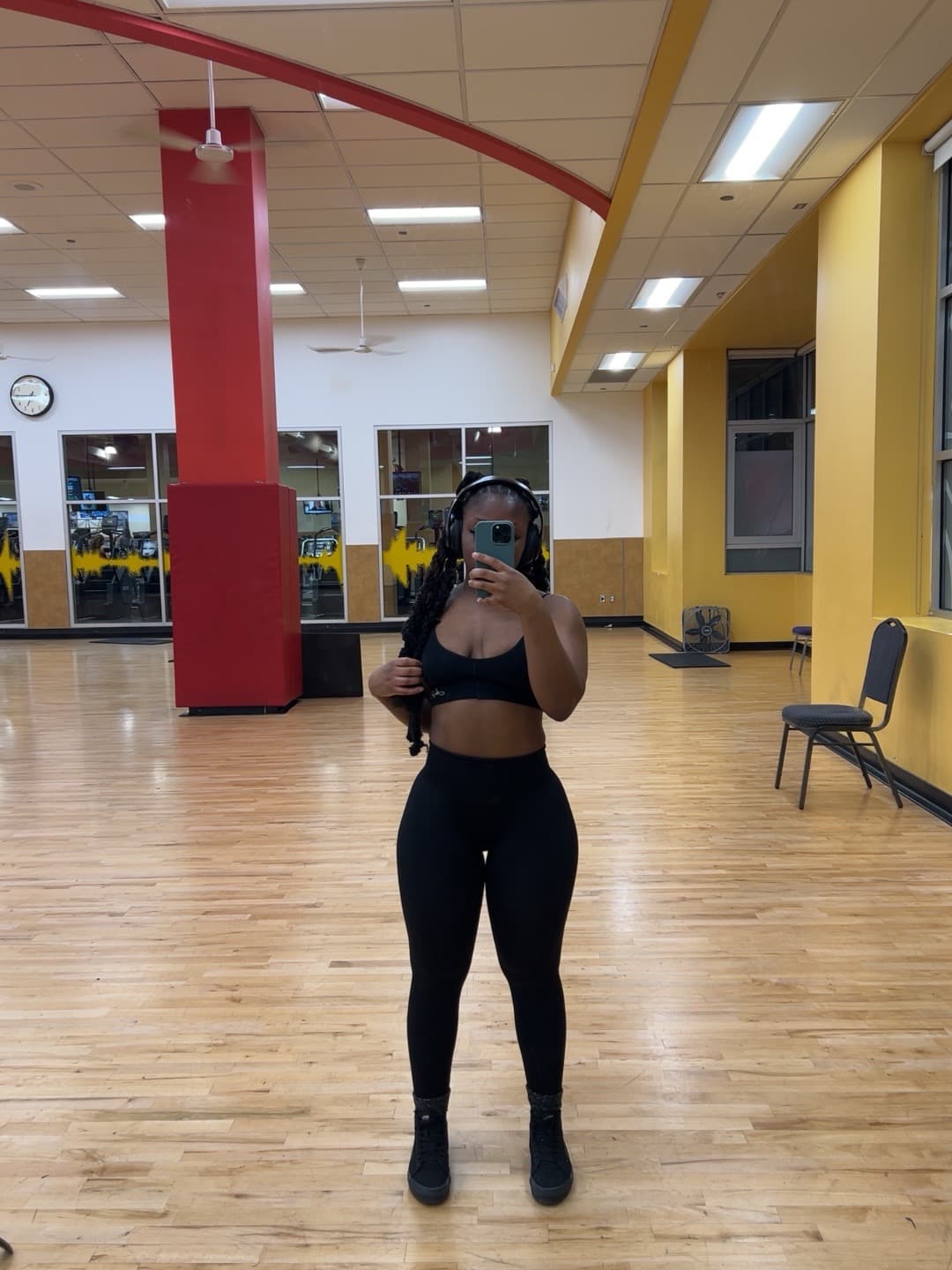 Senatu standing in the training studio